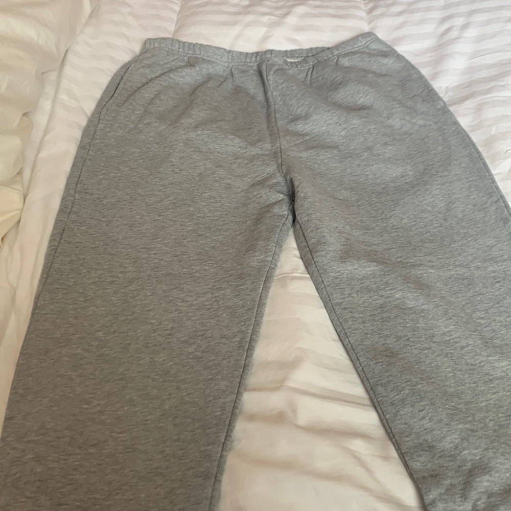 Brunette Gray Sweats